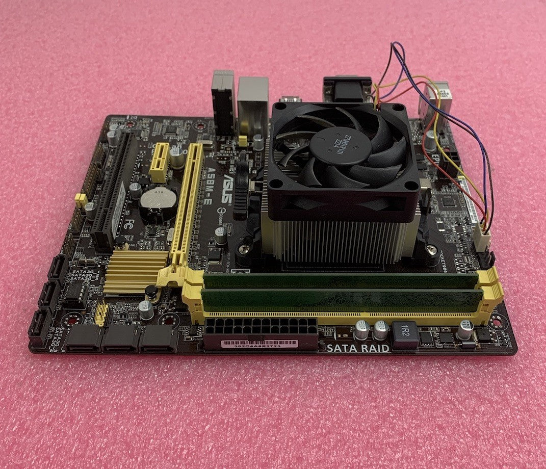 Asus A58M-E Motherboard AMD A10-5800K 3.8GHz 8GB RAM w/ Shield