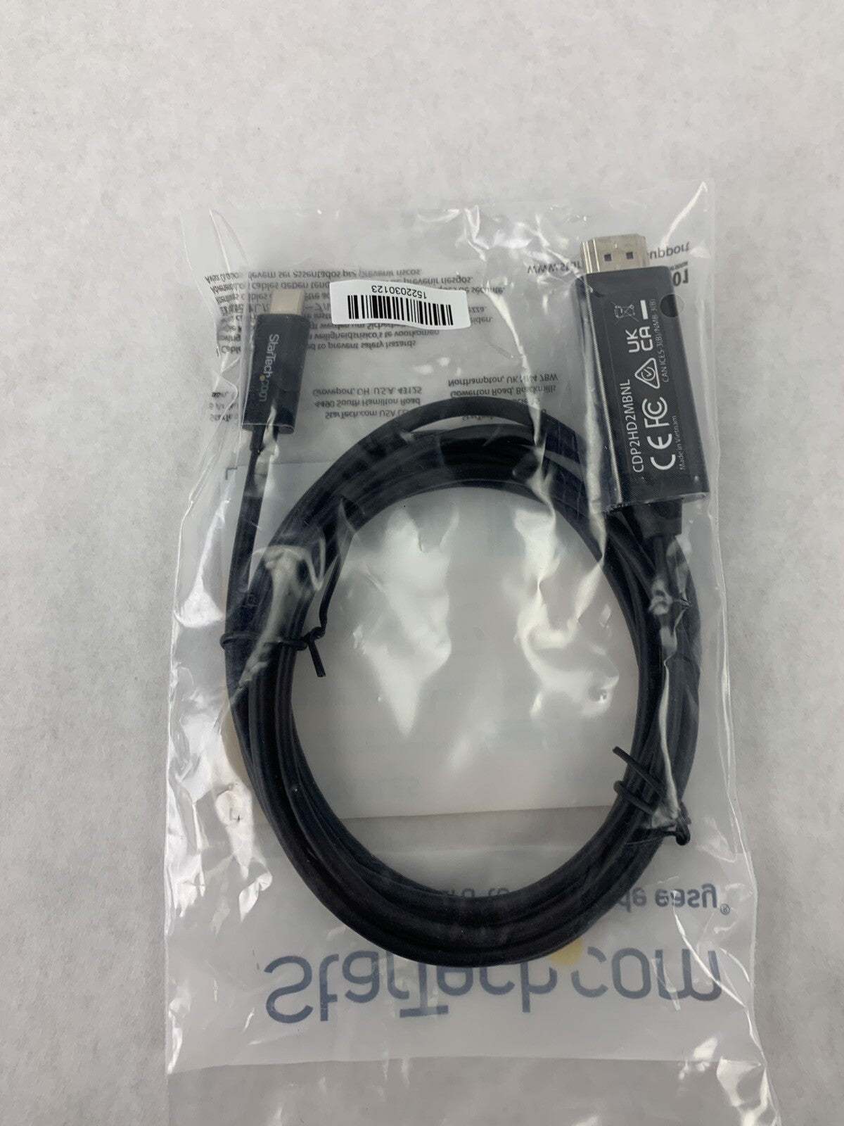 New OEM Startech 6ft  USB C to HDMI Cable 4K 60Hz USB Type C DP