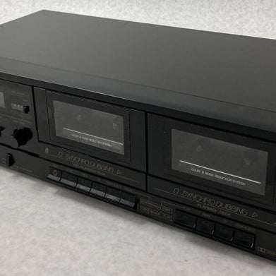 JVC TD-W106 Stereo Double 2 Cassette Tape Deck Player Recorder BAD REWIND
