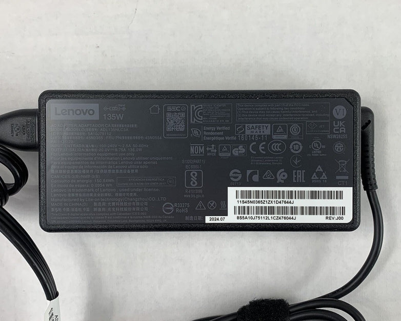 Lenovo ADL135NLC3A 135W 20V 6.75A AC Adapter Power Supply