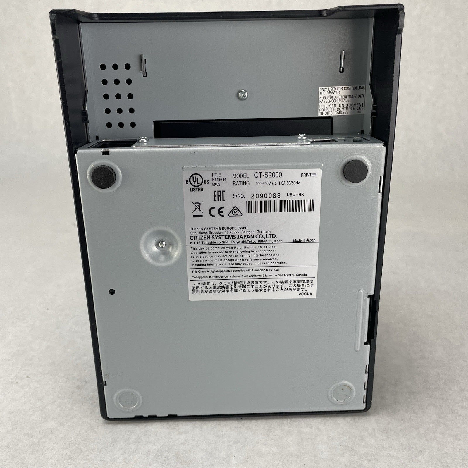 Citizen CT-S2000 USB Thermal POS Receipt Printer Tested