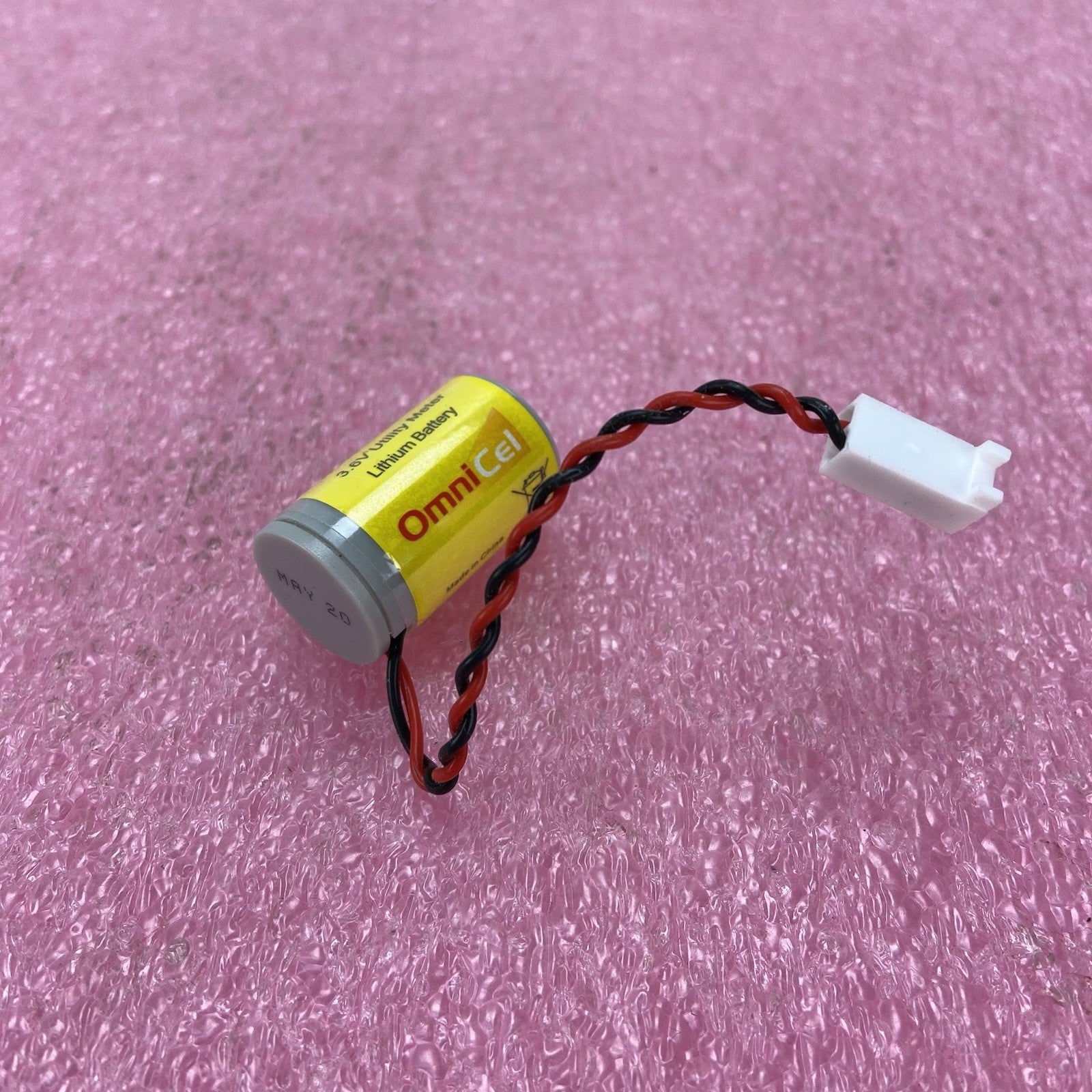 OmniCel ER14250/W 3.6V Utility Meter Lithum Battery JST XH-2.54mm female adaptor0