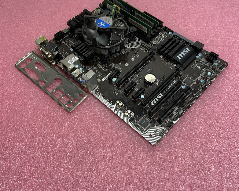 MSI MS-7971 Motherboard Intel Core i5-6600K 3.5GHz 8GB RAM w/Shield