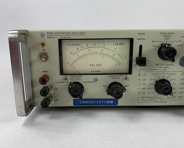 HP Hewlett-Packard 333A Distortion Analyzer - Power Tested