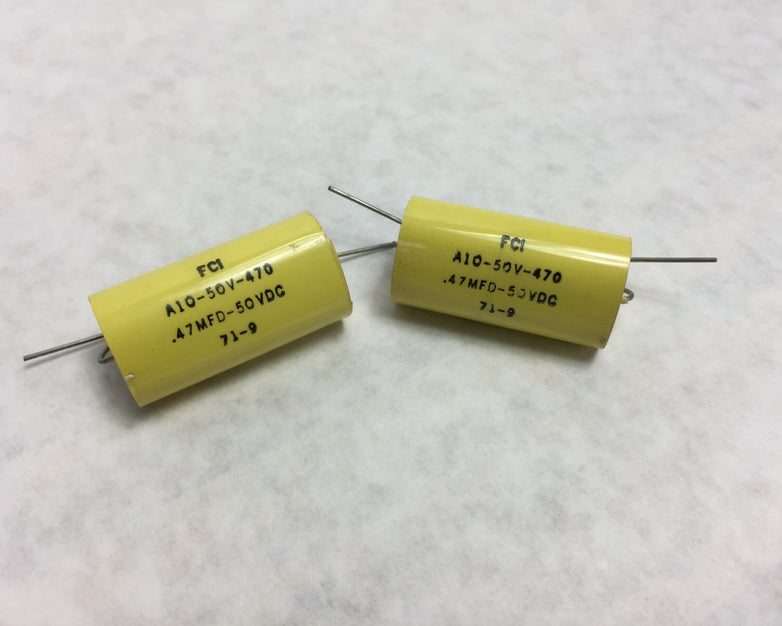 NOS  TC1 A10-50V-470  .47MFD-50VDC  Lot of 2