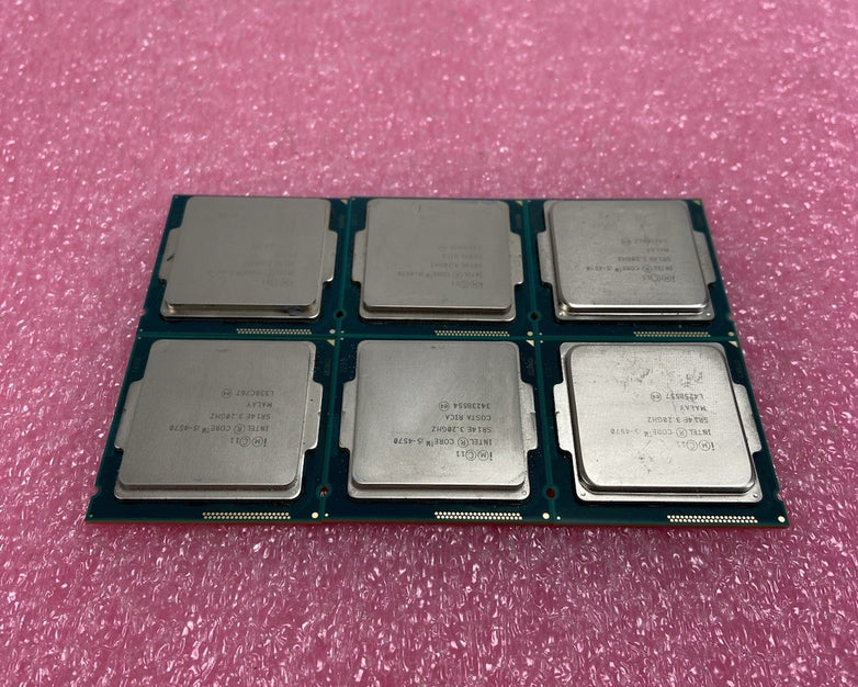 Lot of 6 Intel Core i5-4570 SR14E 3.2GHz Desktop Processor