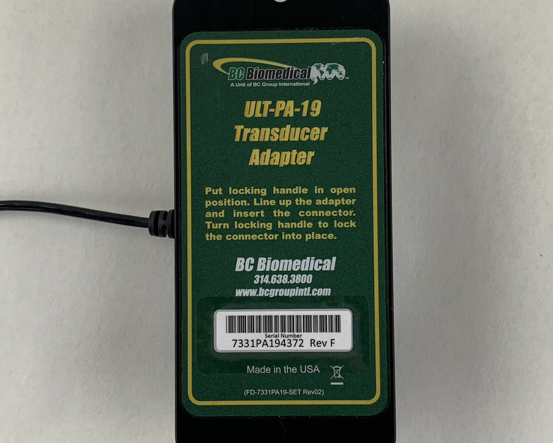 BC Biomedical ULT-PA-19 Transducer Adapter Untested