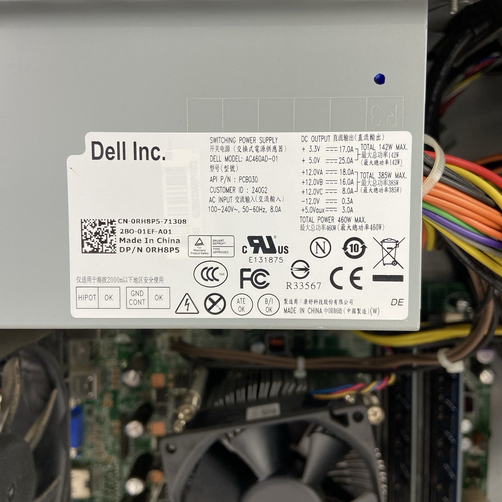 Dell XPS 8500 MT Intel Core i5-3550P 3.1GHz 8GB RAM No HDD No OS12