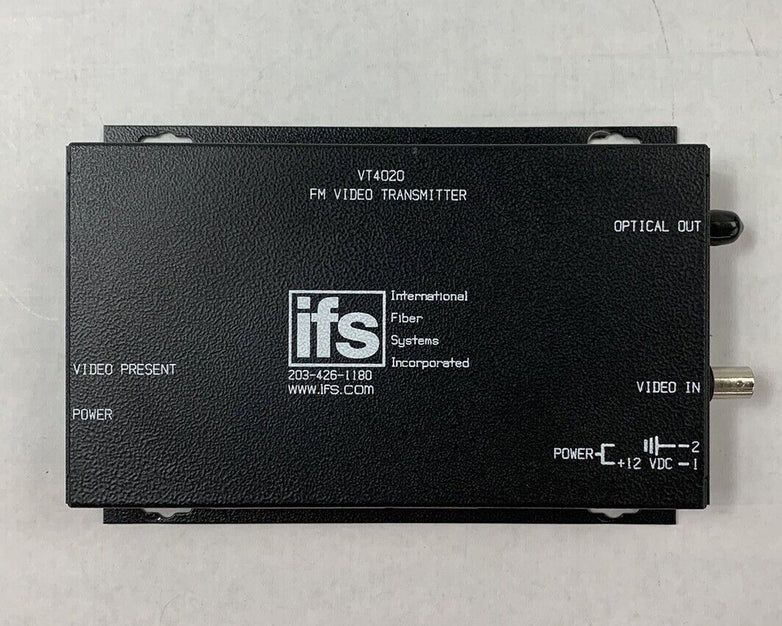 GE IFS Security FM Video Transmitter VT4020 International Fiber Systems