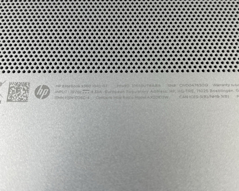 HP EliteBook x360 1040 G7 14" i5-10210U 1.60 GHz 8 GB RAM No SSD/OS/AC