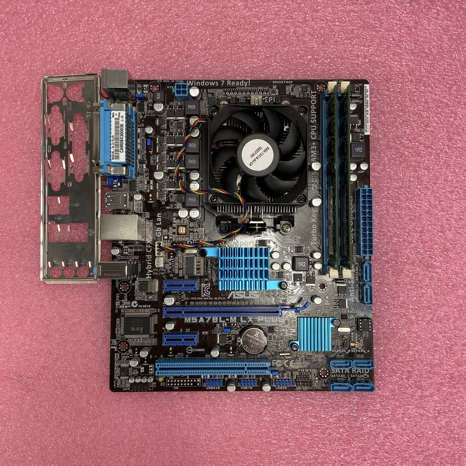 ASUS M5A78L-M Motherboard AMD Athlon 2 x2 270 3.4GHz 8GB RAM w/IO Shield5