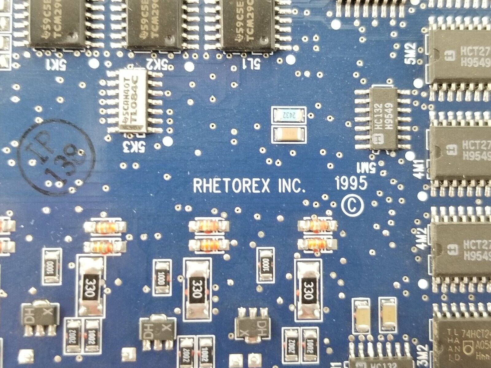 Rhetorex Dialogic 432 RDSP-M5C M5 ISA Board 4-Port AutoDialing 50-05-008 REV M