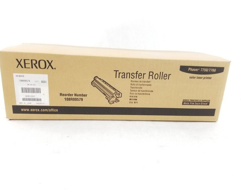 XEROX 108R00579 Transfer Roller Phaser 7750 7760 Color NEW Genuine Sealed in Box