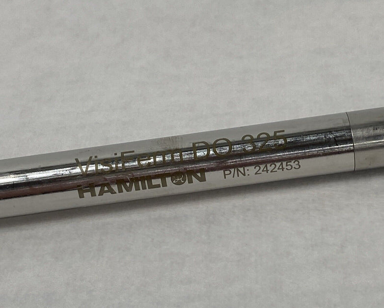 Hamilton 242453 VisiFerm DO 325 Optical Sensor Heat No 531994 w/Tip Cover 242427