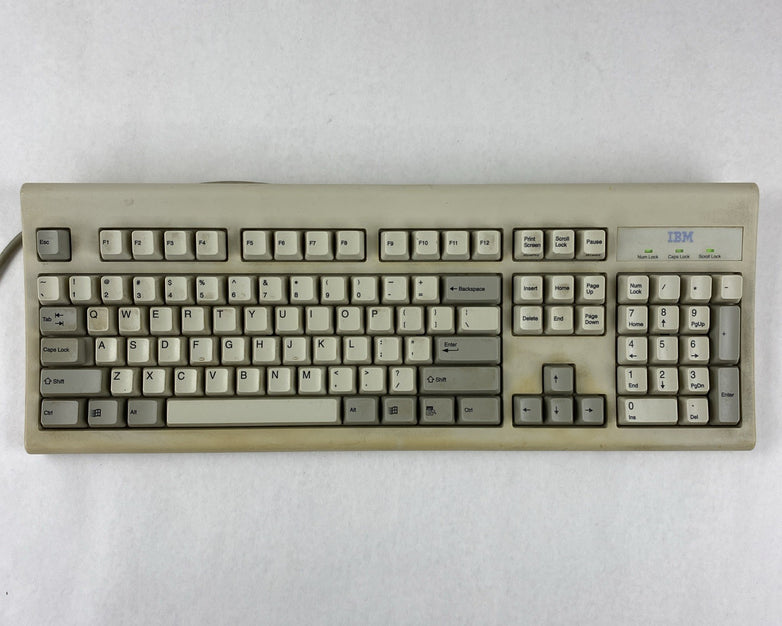 Vintage IBM KB-8923 PS/2 Wired Membrane  Keyboard - Tested