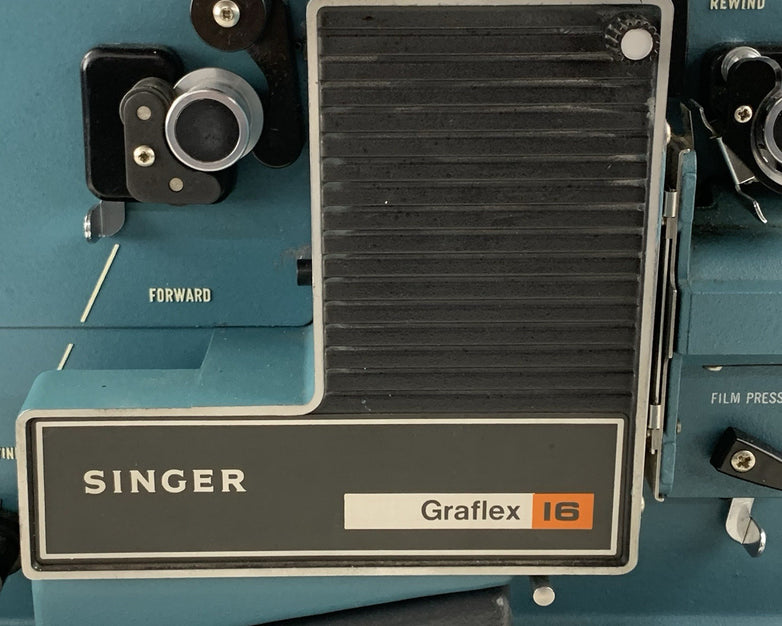 Singer Graflex 16 Sound Projector Power Tested Speaker Hums