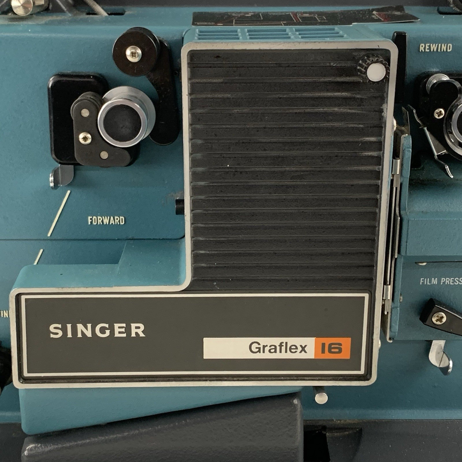 Singer Graflex 16 Sound Projector Power Tested Speaker Hums10