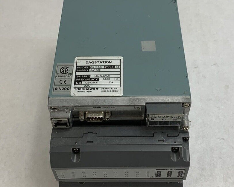 Yokogawa Daqstation DX112-3-2 Chart Recorder (Parts and Repair)