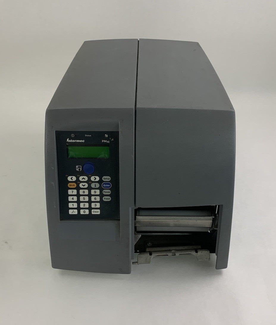 Intermec PM4i 203dpi IPL Thermal Label Printer - Tested Missing Front Door1
