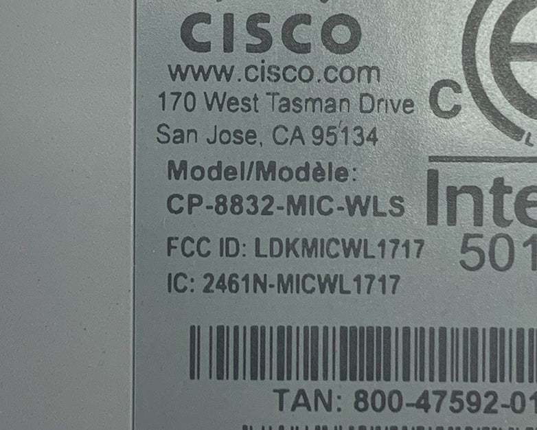 Cisco CP-8832-MIC-WLS Microphone (Lot of 2)