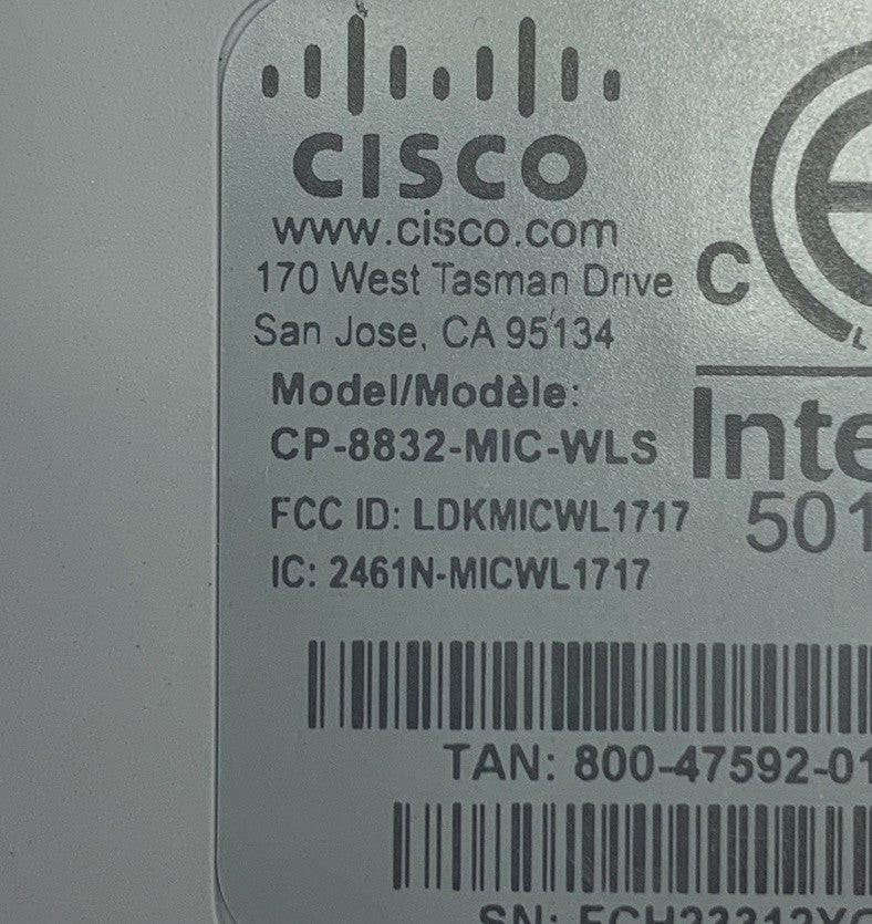 Cisco CP-8832-MIC-WLS Microphone (Lot of 2)