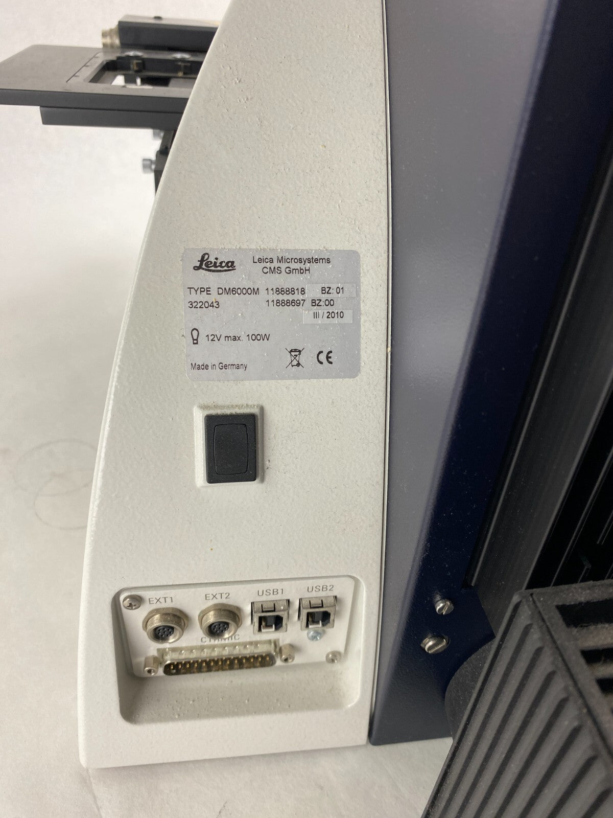 Leica DM6000M Microscope w/ Objectives Power Supplies Clemex Camera