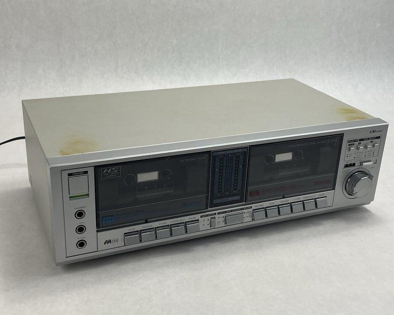 Sear's & Roebuck Double Cassette Player Reorder Tested Working Mdl 93284