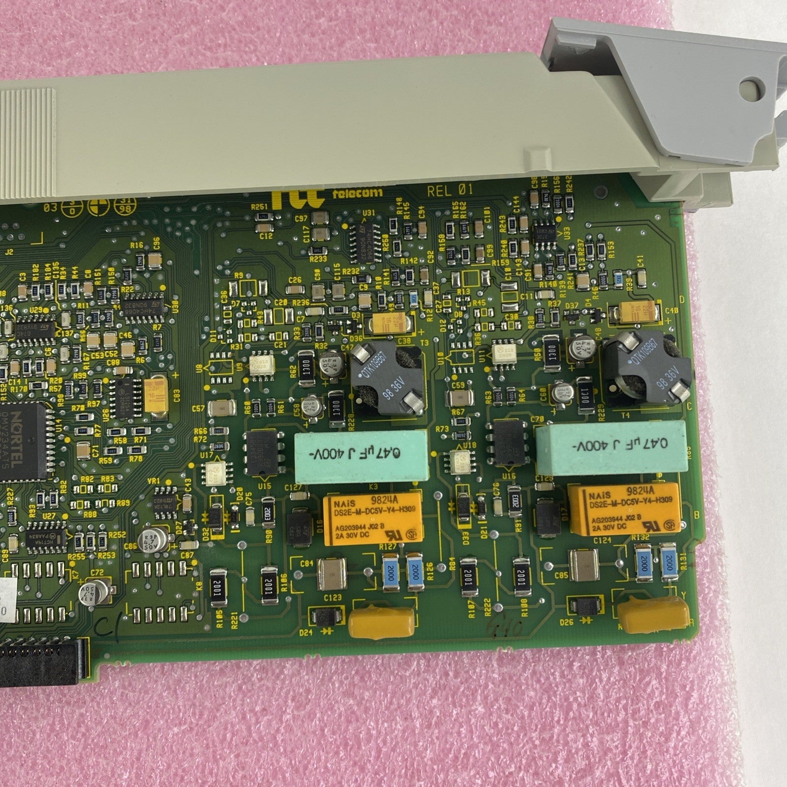 Nortel NNTM040EJ0XA NT7B75GA-93 Trunk Card Lot of 2 w/ NNTM040C8J3Q2
