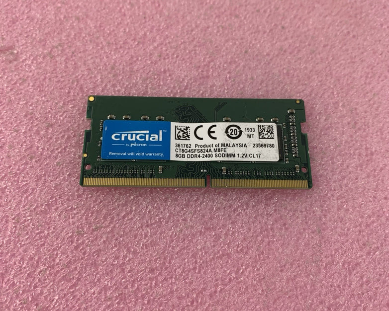 Crucial Micron 8GB DDR4-2400 SODIMM 1.2V CL 17 - Untested