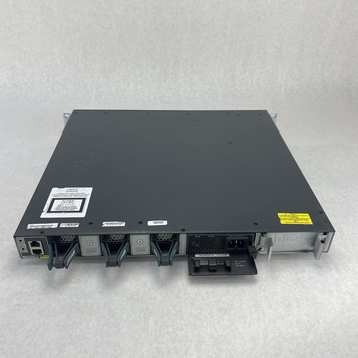 Cisco Catalyst WS-C3650-24PS-S 24-Port PoE+ 4x1G  1x PSU AC Tested & Reset5