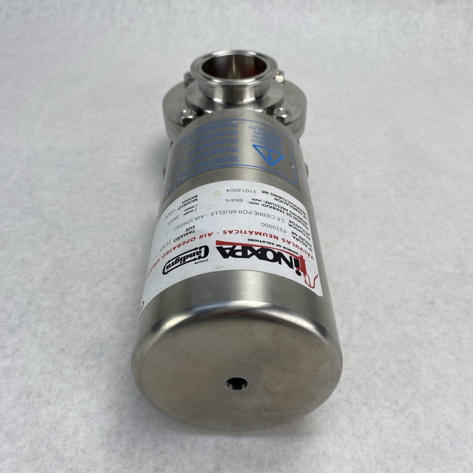 Inoxpa 4310000 Pneumatic Air Operated Valve 316L6