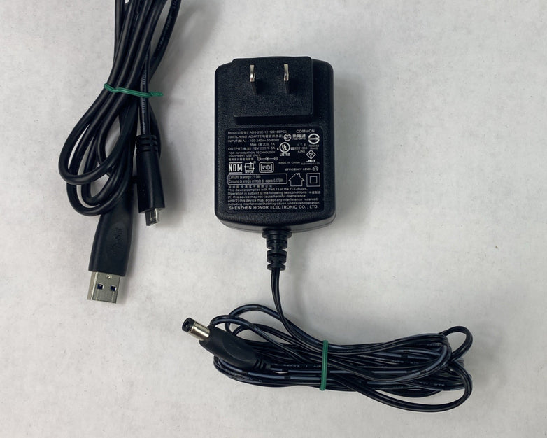 Switching Adapter ADS-25E-12 W/ USB Cable Lot of 3