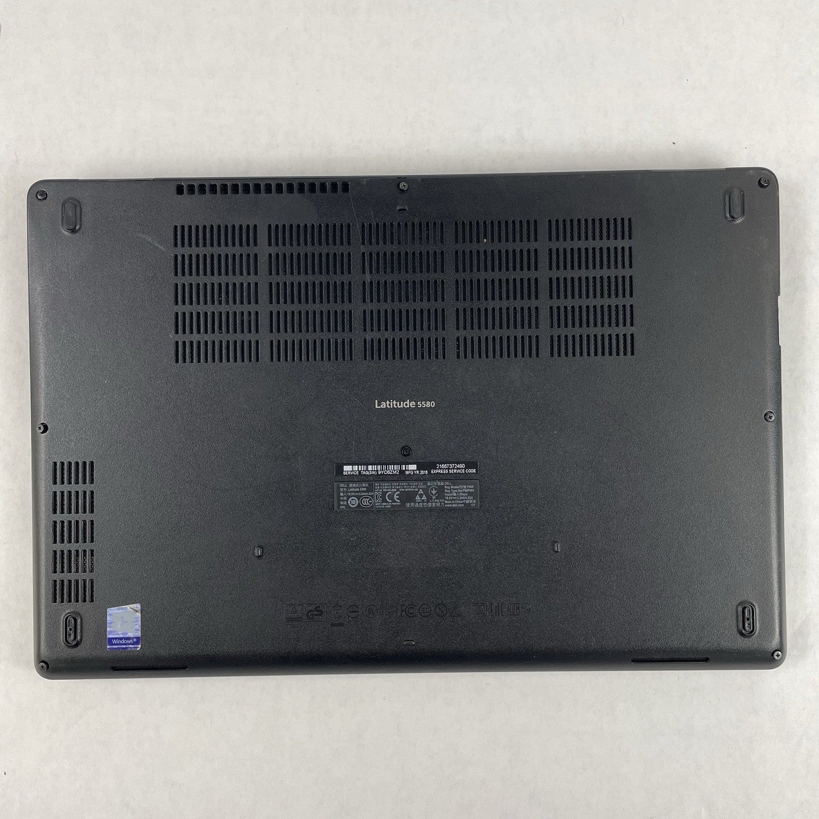 Dell Latitude 5580 15.6" i5-7300U 2.60 GHz 8 GB RAM No SSD/OS/AC18