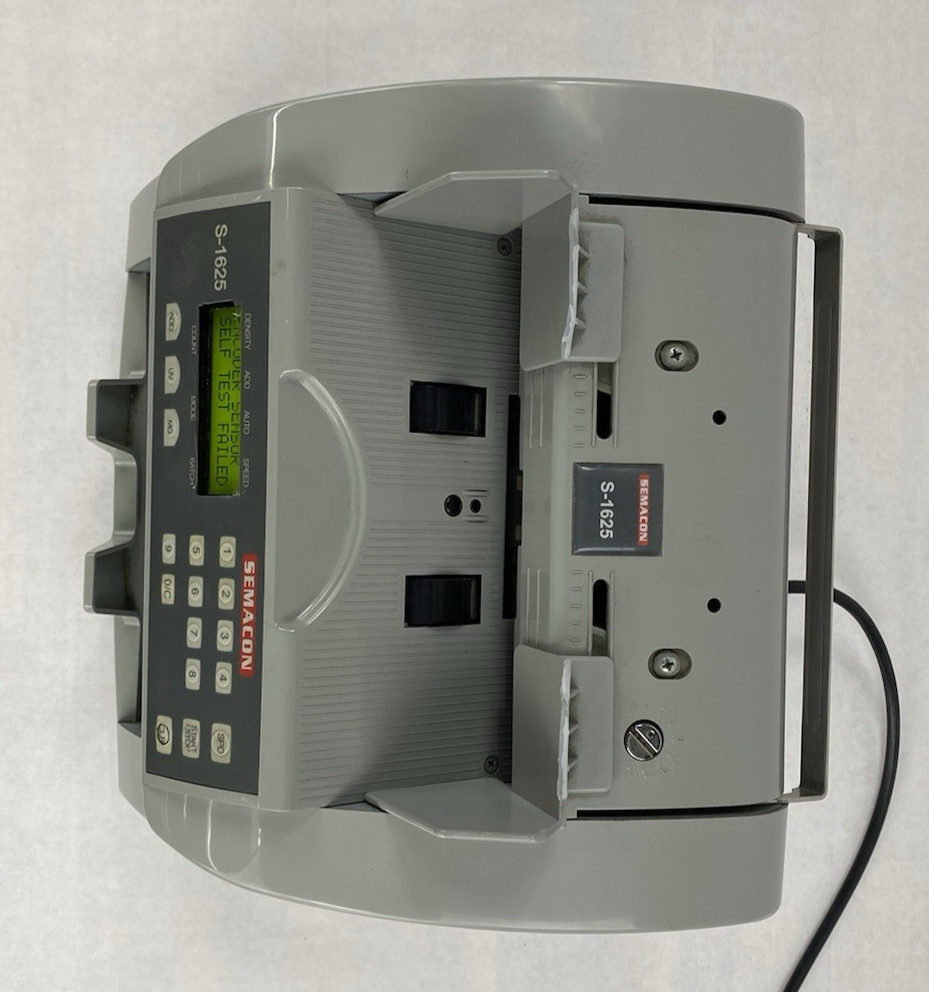 Semacon S-1625 Premium Bank Grade Currency Counter - Parts or Repair