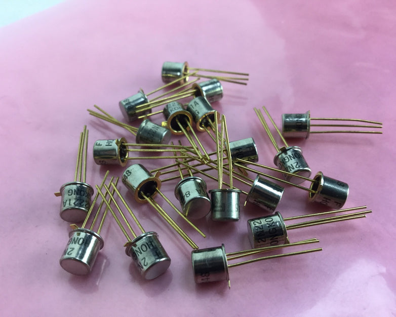 NEW Fairchild 2N2221A Bipolar Transistors - BJT, TO-18, Lot of 20