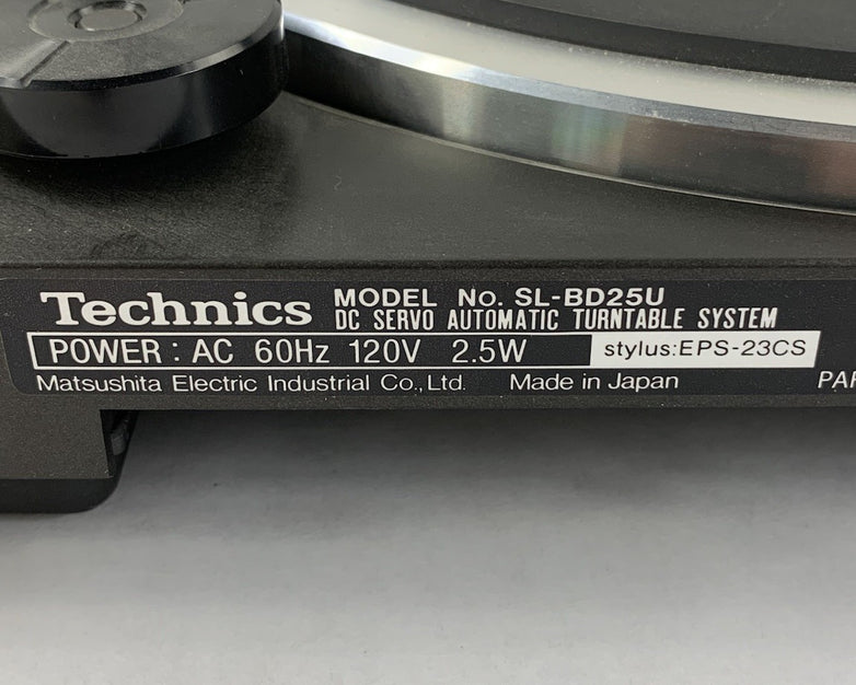 Technics SL-BD25U Turntable - No Cover