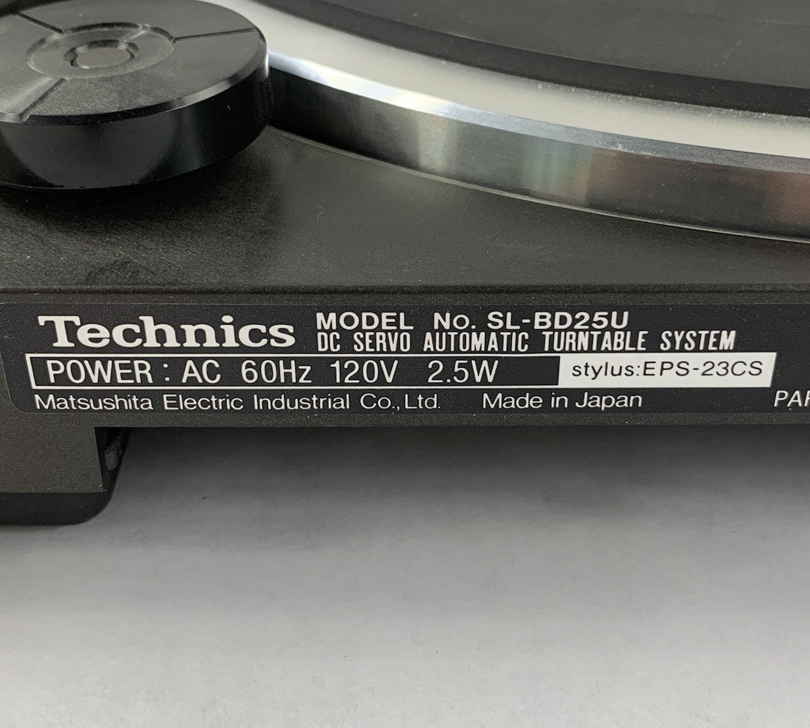 Technics SL-BD25U Turntable - No Cover4