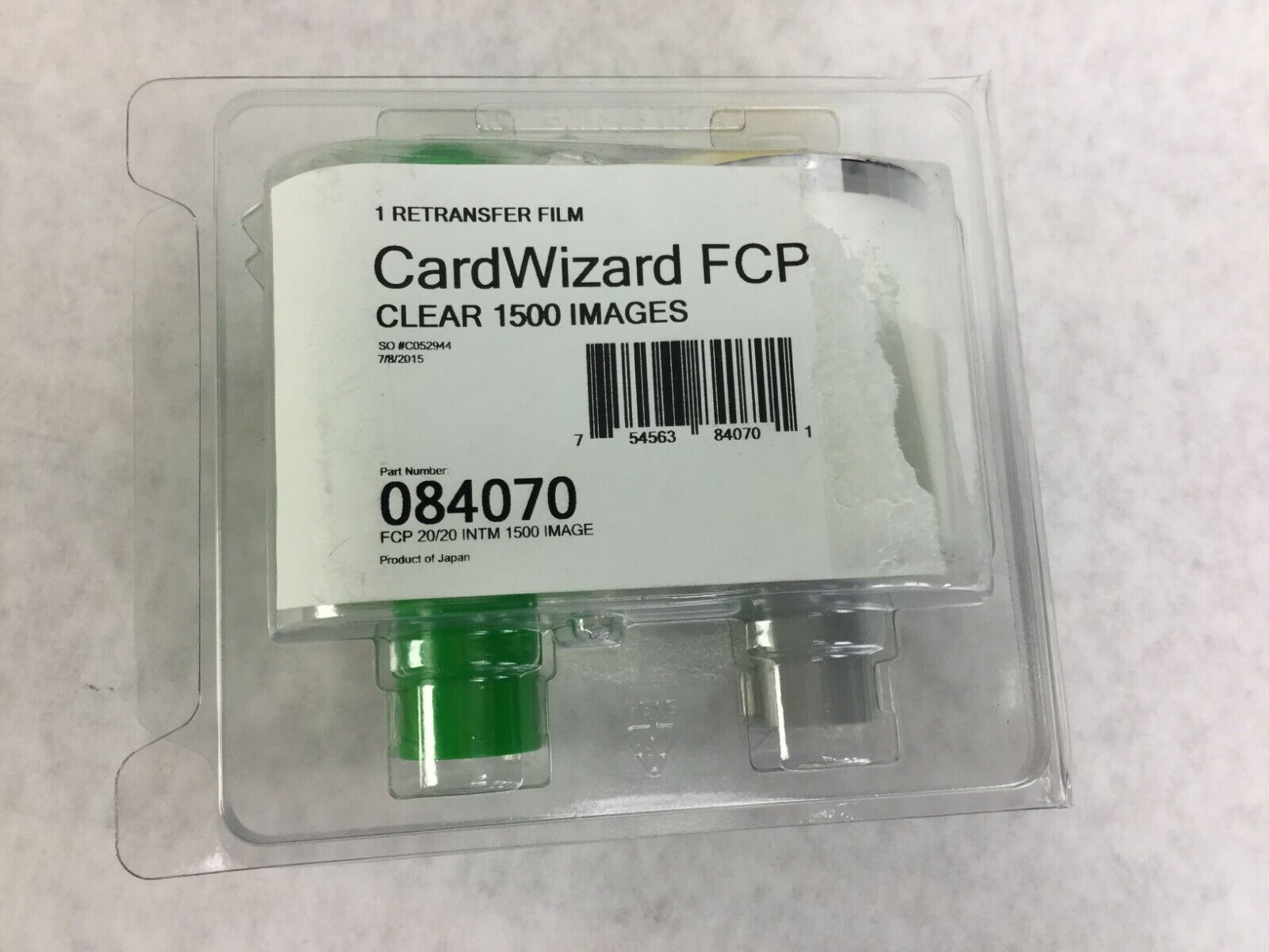 CardWizard FCP 20/20 Retransfer Film Clear 1500 Images 084070