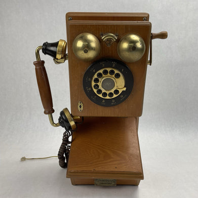 Thomas Collector’s Edition  PP-9 1992 1927 Wooden Wall Telephone Untested