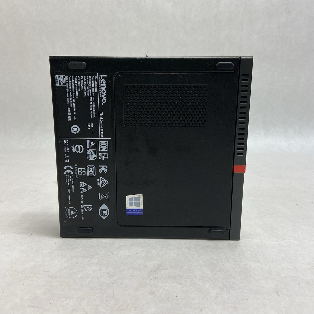 Lenovo ThinkCentre M910q MFF Intel Core i5-6500T 2.5GHz 8GB RAM No AC/HDD/OS4
