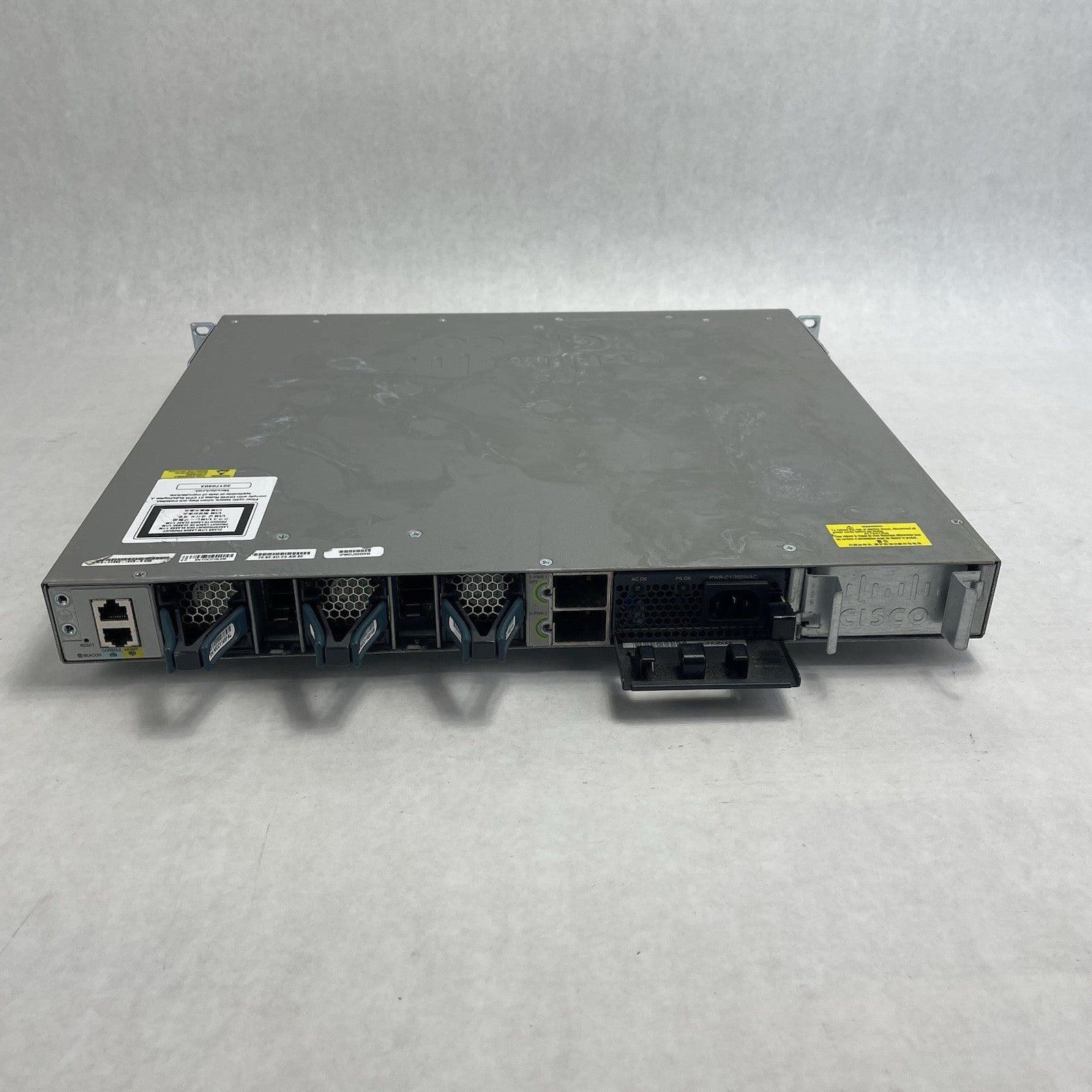 Cisco Catalyst C3850-12XS-S V02 12 Port 10GB SFP+ Fiber Tested & Reset6