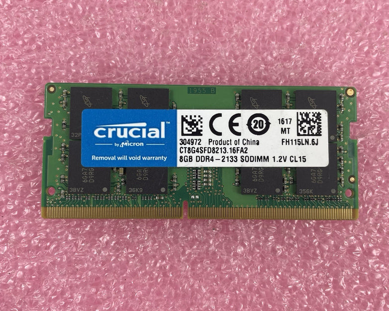 Crucial 8GB DDR4 2133MHz SODIMM Laptop RAM CT8G4SFD8213.16FA2 Non-ECC