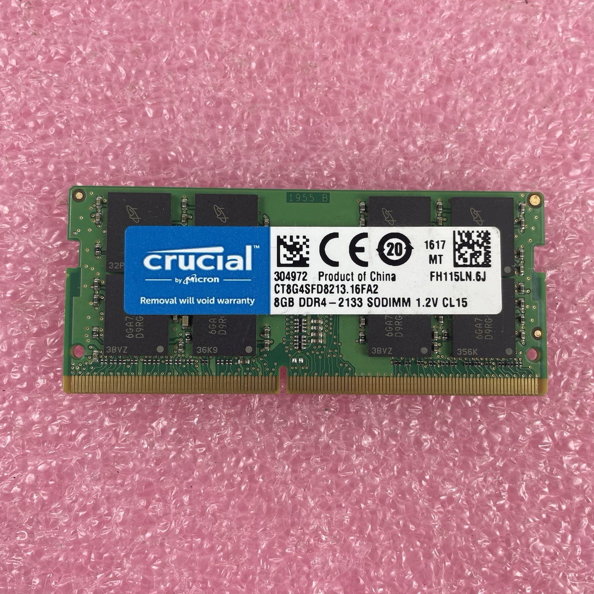 Crucial 8GB DDR4 2133MHz SODIMM Laptop RAM CT8G4SFD8213.16FA2 Non-ECC1