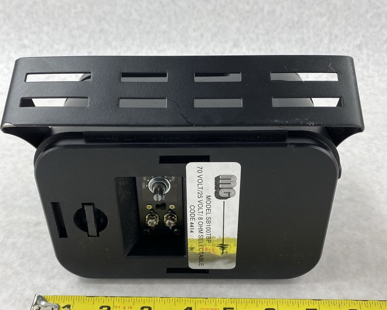 MG Electronics SB100TBP 60W 2 way Weatherproof Speaker Black