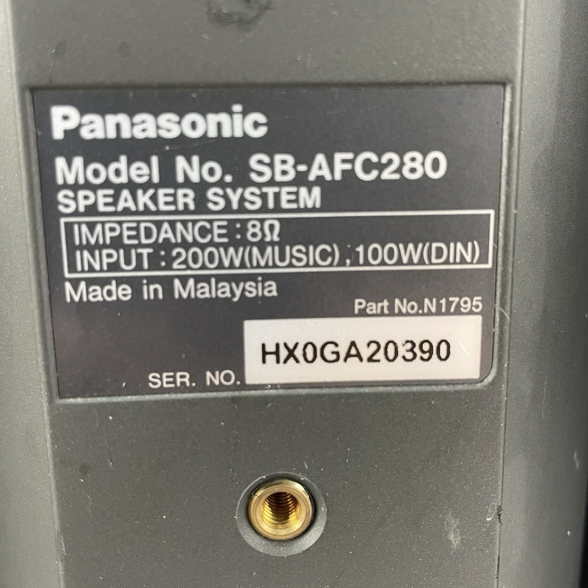 Panasonic SB AFC280 Speakers Tested5