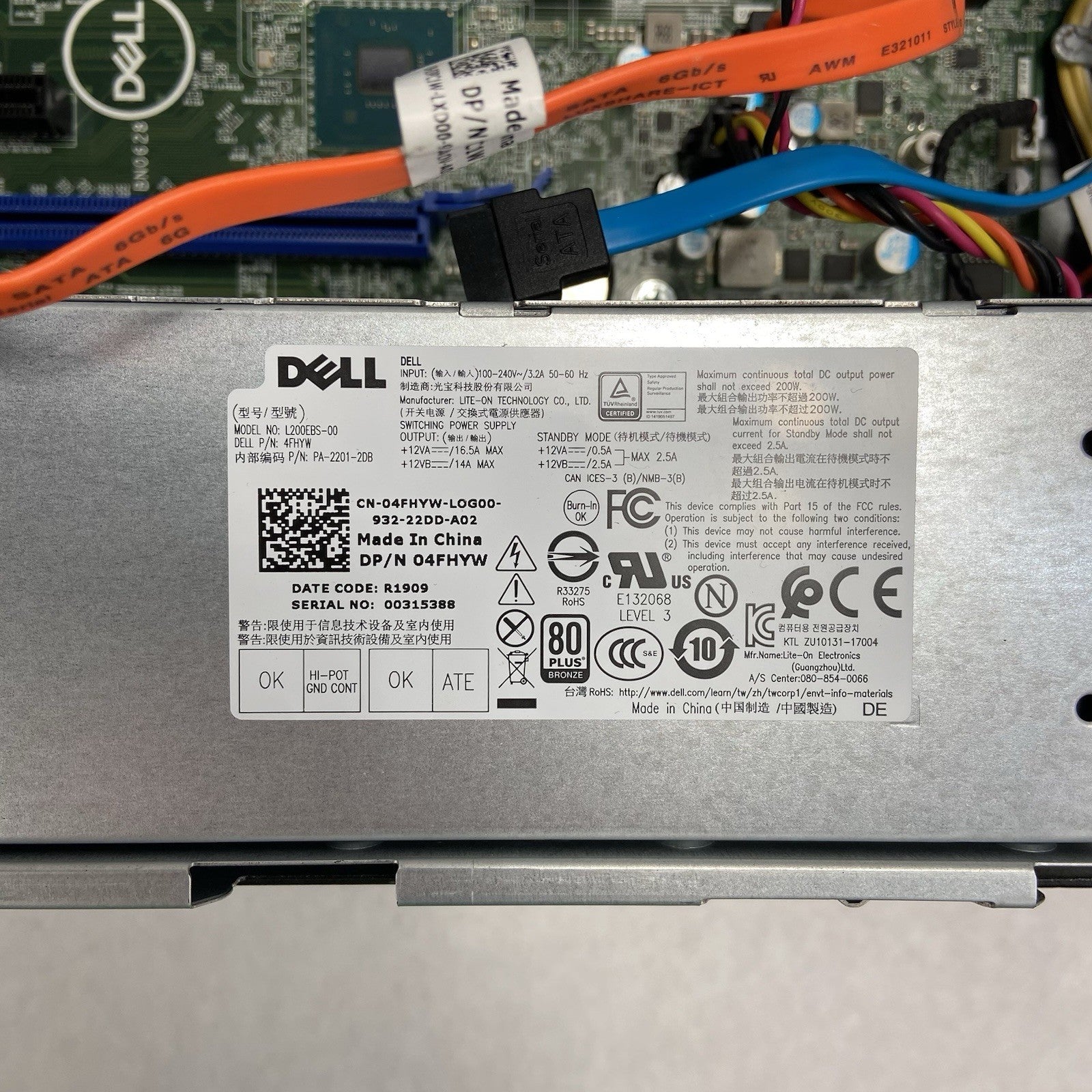 Dell Optiplex 3060 SFF Intel Core i5-8500 3GHz 8GB RAM No HDD No OS10