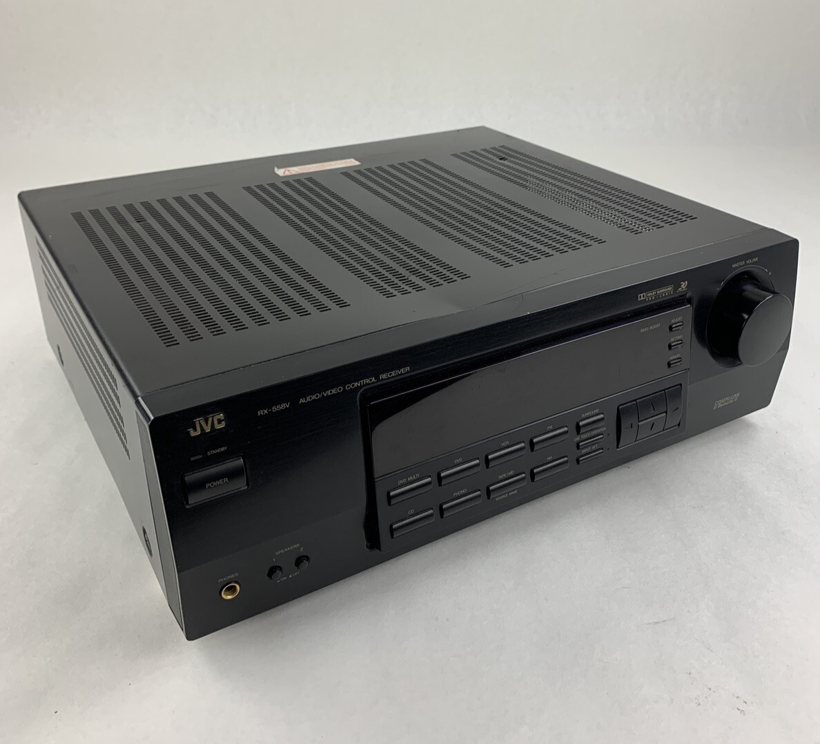 JVC  RX-558V Audio Receiver Black Tested Vintage No Remote