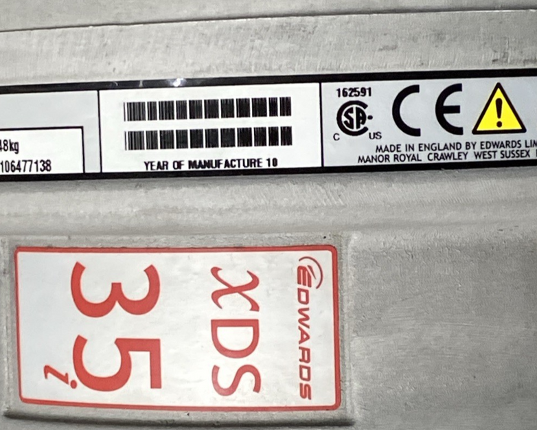 Edwards XDS35i Dry Scroll Vacuum Pump A730-01-983