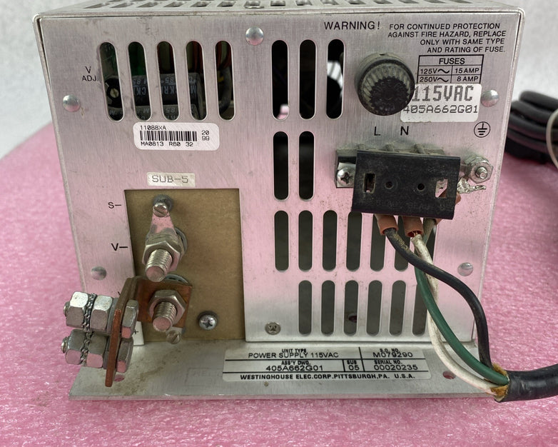 Deltron VF Series 11088XA 13VDC 46A 875W Westinghouse 405A662H01 Power Supply