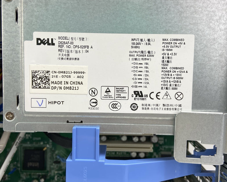 Dell Precision T3500 MT Intel Xeon W305 2.53GHz 3GB RAM No HDD No OS